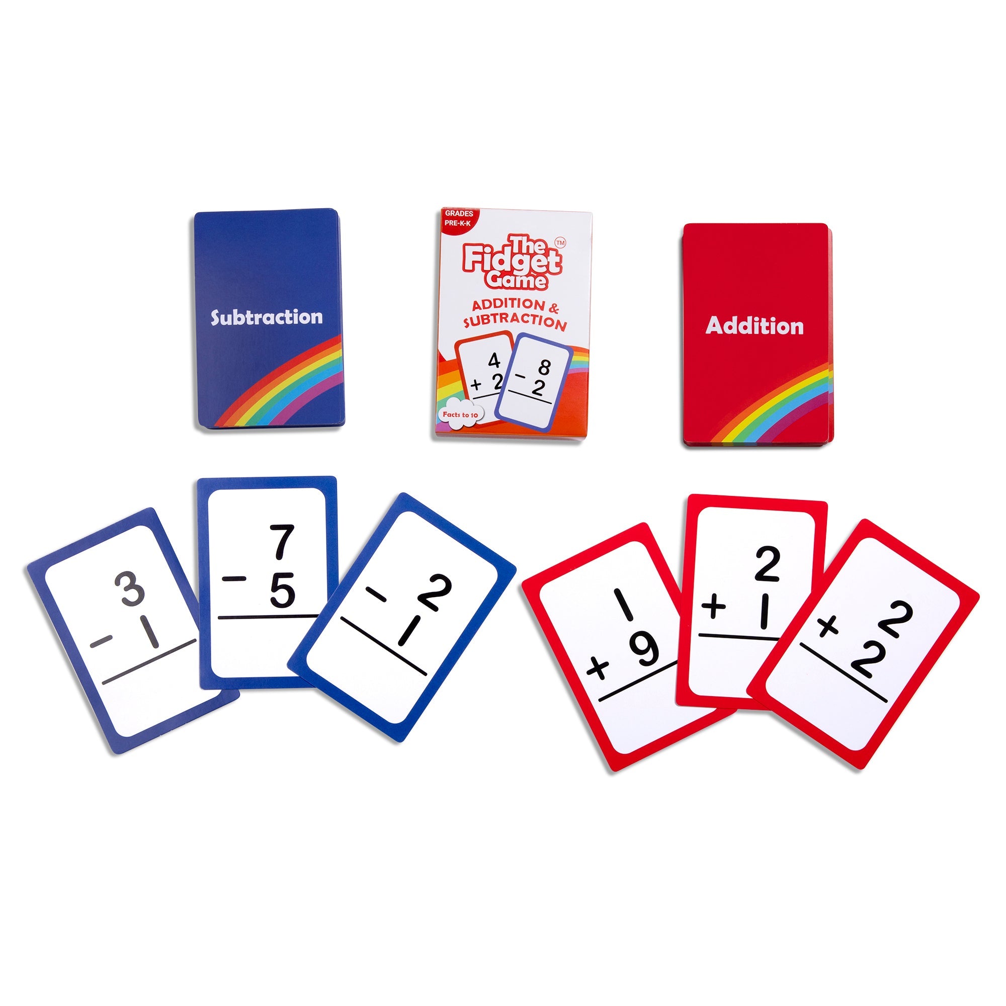 Pre-K and Kindergarten Addition and Subtraction Card Pack overview