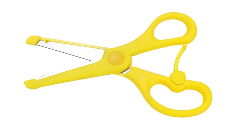1PCS Mini Scissors Kawaii Stationery Crafts Kids DIY Plastic Scissors Student Child Craft Supplies Cute Kindergarten Supplies