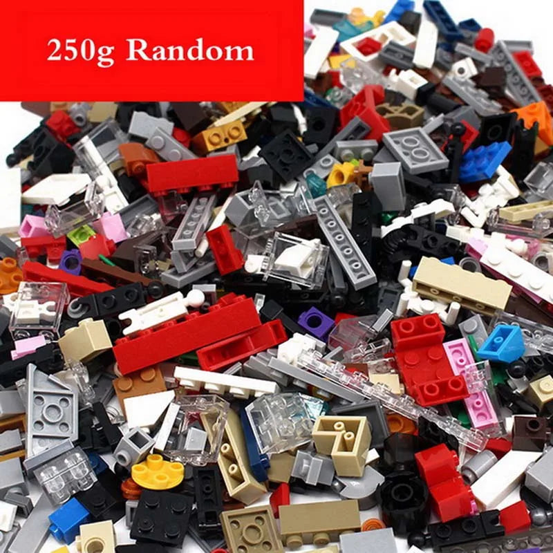 1000G Mixed Weighing Classic Building Blocks Set Meal DIY Moc Creative Bulk Bricks Toy for Children Educational Kids GIft Random