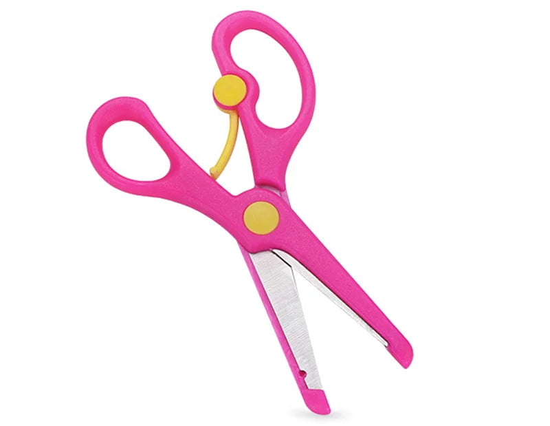 1PCS Mini Scissors Kawaii Stationery Crafts Kids DIY Plastic Scissors Student Child Craft Supplies Cute Kindergarten Supplies