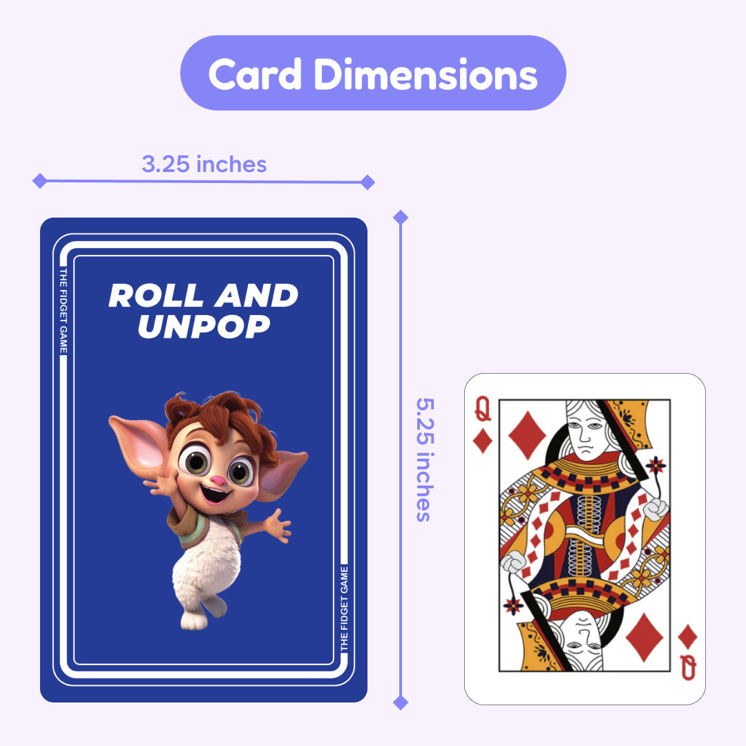 Division math card activity example