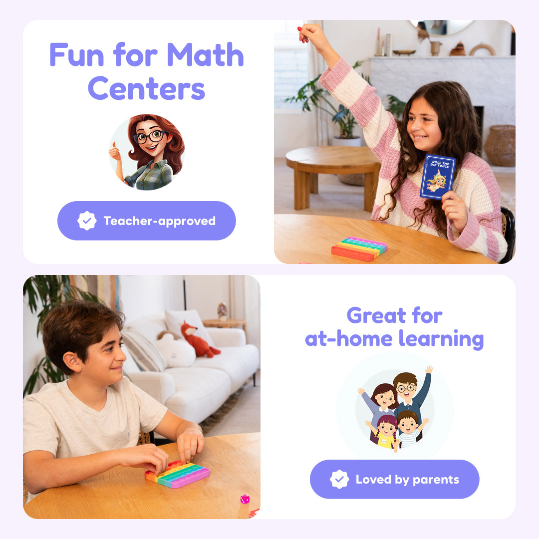Division Facts Card Pack learning features