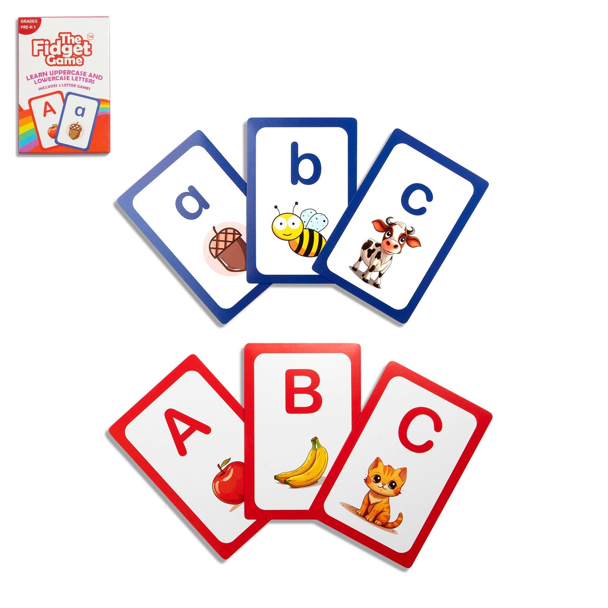 Uppercase & Lowercase Letter Learning Card Pack