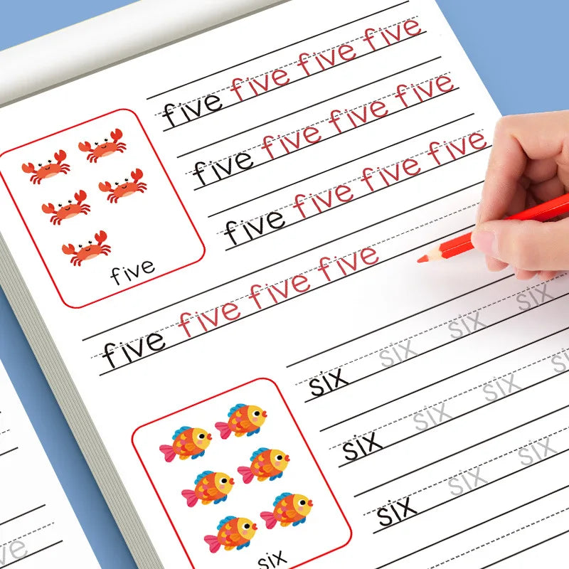 26 Alphabet Tracing Letter Workbook Handwriting Exercise Book for Preschool Children Letter Skills Development Calligraphy