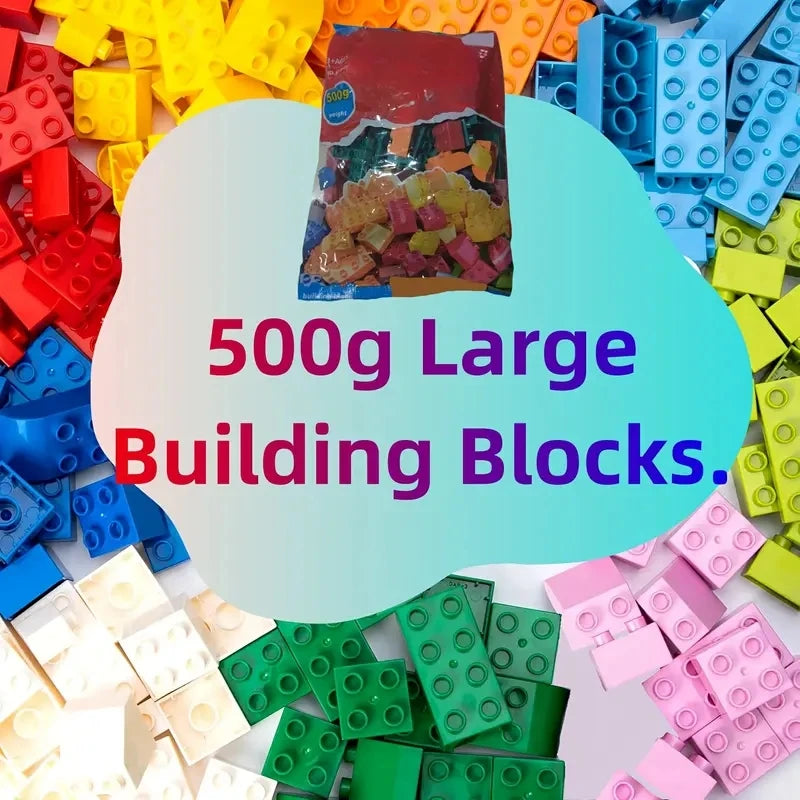 Building blocks large particles classic 100 basic bricks DIY puzzle toys children's toys holiday gifts parent-child interaction