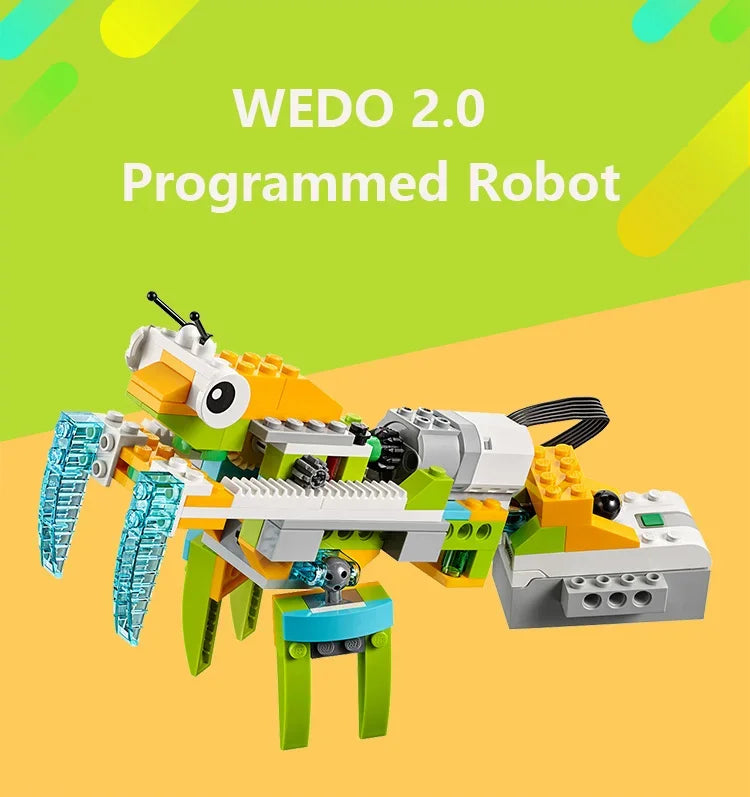 WeDo 2.0 Educational Functions Parts Compatible 45300 Core Set Building Blocks DIY Toys Christmas Gifts Charge Version