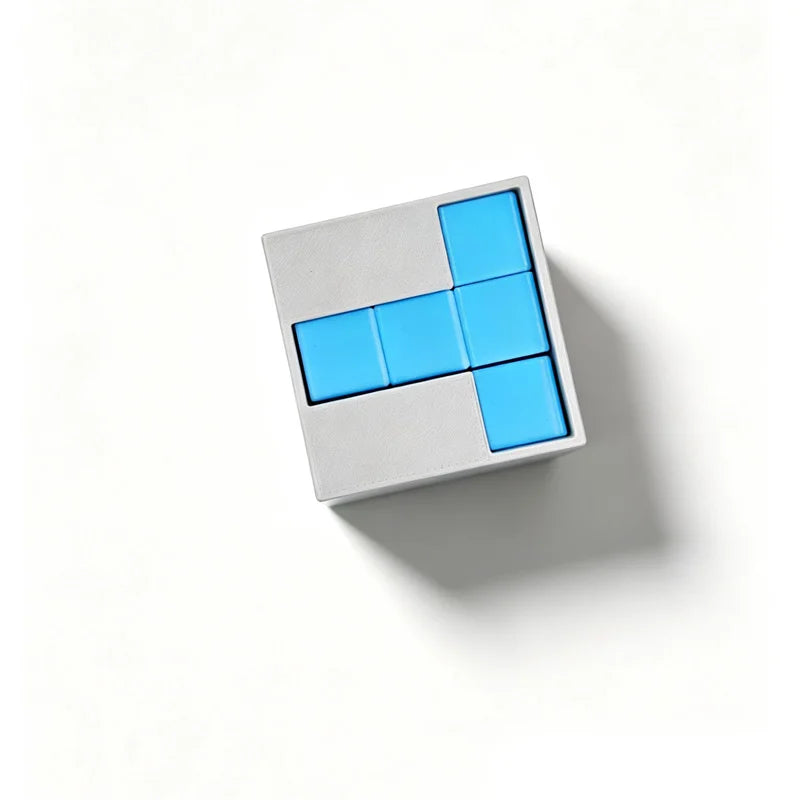 Logic 6T Puzzles Boxes Brain Teasers for Adults & Kids IQ Challenge Problem Solving Educational Satisfying 3D Printing Toys