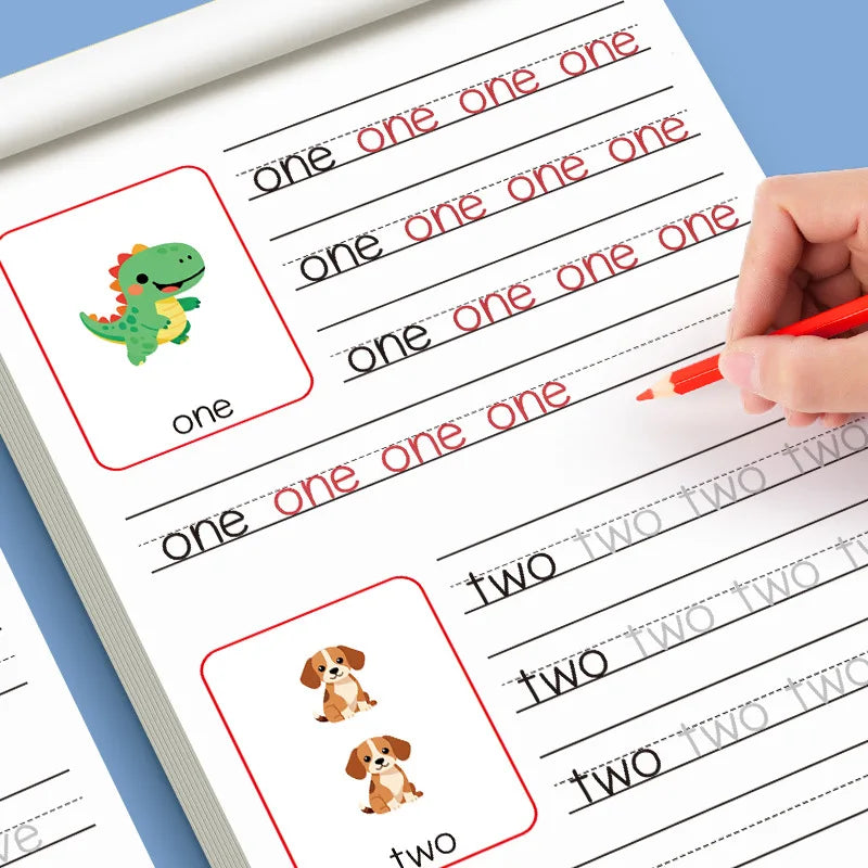 26 Alphabet Tracing Letter Workbook Handwriting Exercise Book for Preschool Children Letter Skills Development Calligraphy