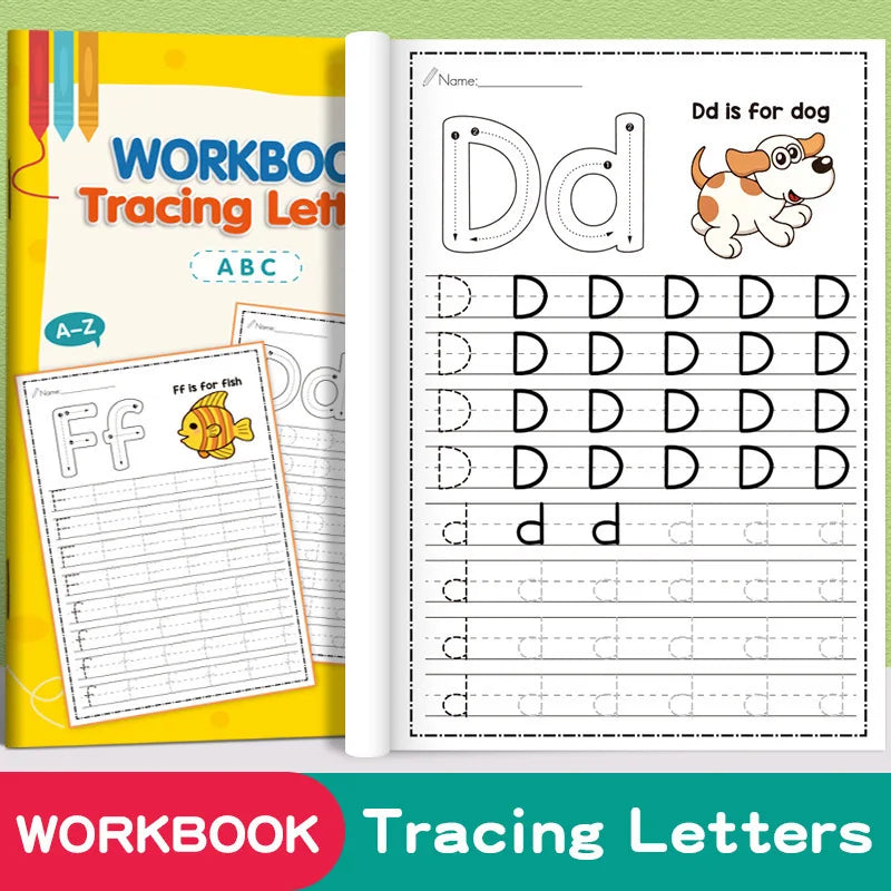 Alphabet Tracing Workbook — 32 Pages