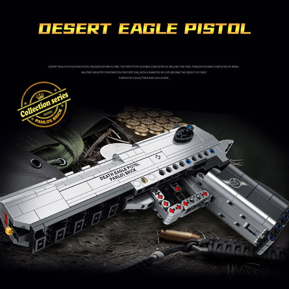 G18 Desert Eagle Military Series M1911 Pistol Gun Model Bricks Building Blocks Toys for Children Boy Kids Gifts