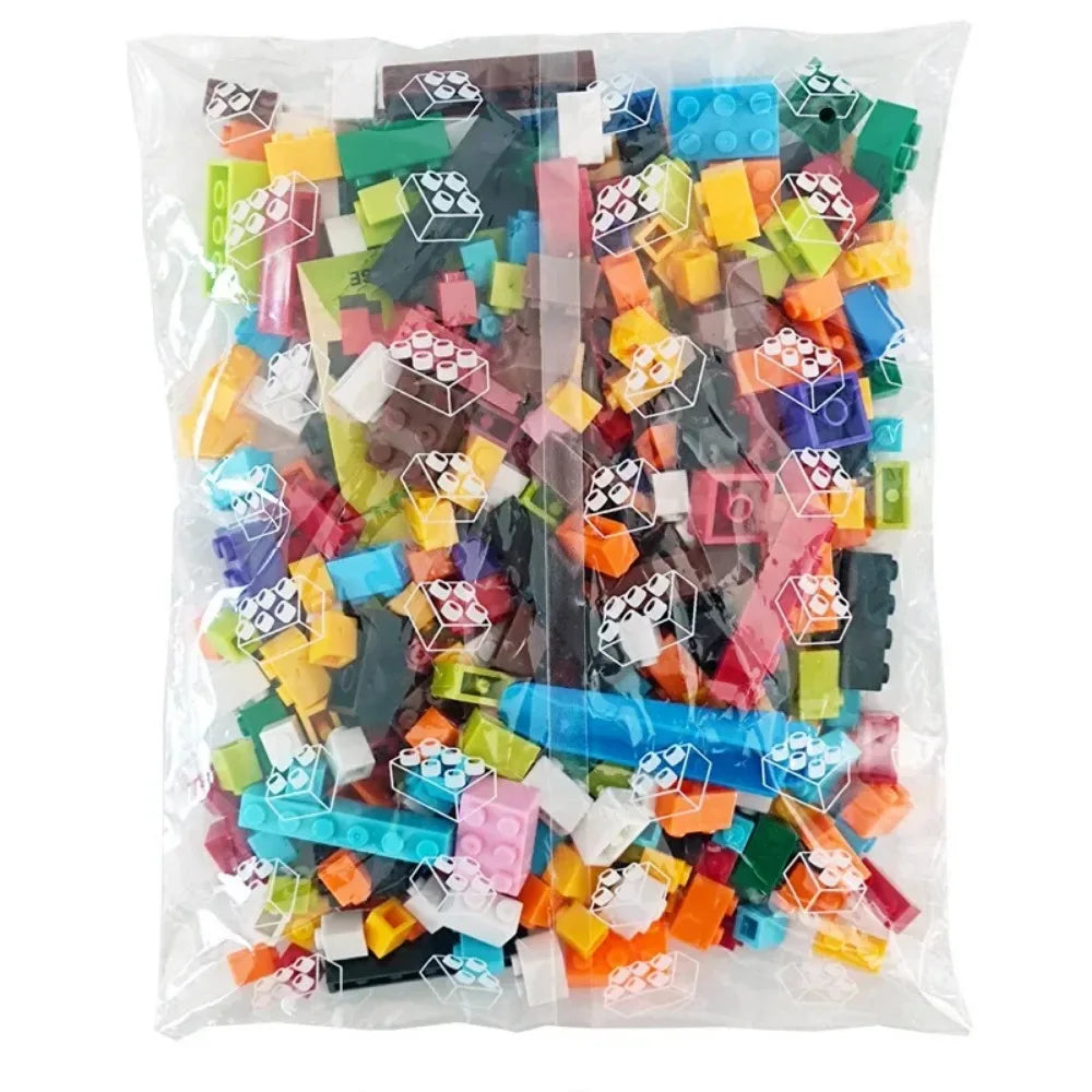 120/240PCS DIY Building Blocks Bulk Set City Classic Bricks Colorful Assembly Creative Toy Educational Interactive Toy for Kids