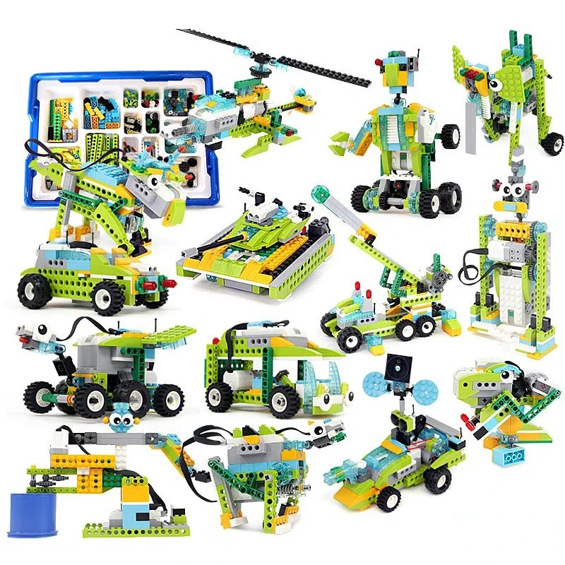 WeDo 2.0 Educational Functions Parts Compatible 45300 Core Set Building Blocks DIY Toys Christmas Gifts Charge Version