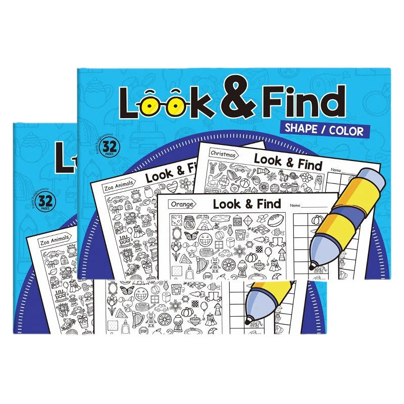 Look & Find Activity Book: Hidden-Object Puzzles