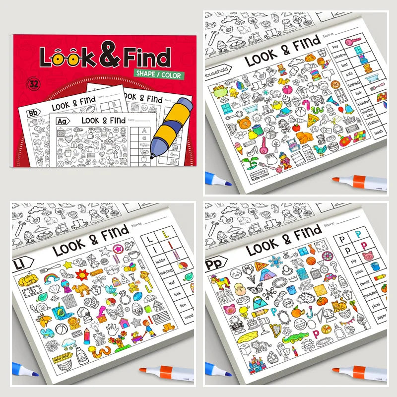 Search & Find Activity Book: Puzzles and Coloring