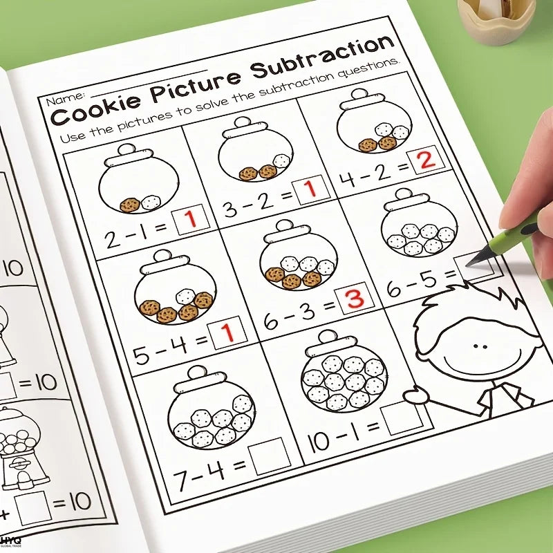 Interactive Math Workbook: Addition & Subtraction Activities
