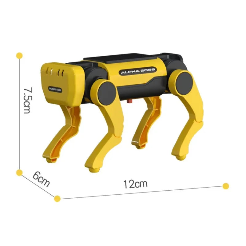 Robot Dog Science Experiment Kits Solar Powered Puppy for Kids DIY Educational Stem Toys  Children Christmas Gifts