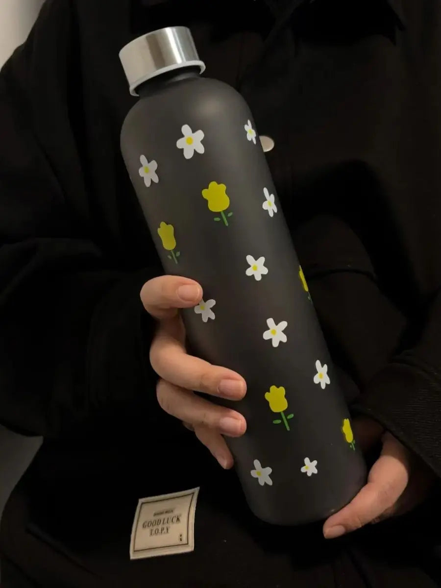 1000ml (33.81fl oz) Water Bottle - Portable, Leak-Proof, BPA-Free, Christmas Gift for Friends/Students/Couples, Home Use