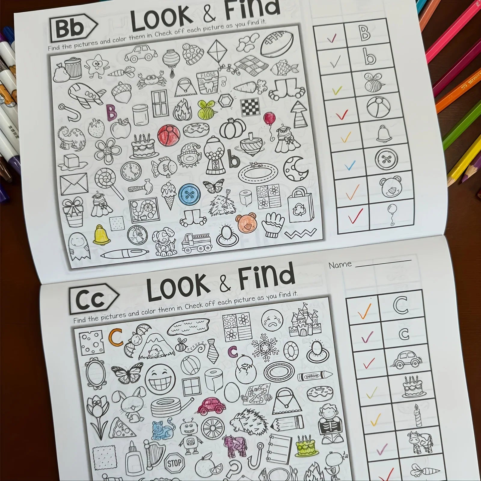 Search & Find Activity Book: Puzzles and Coloring