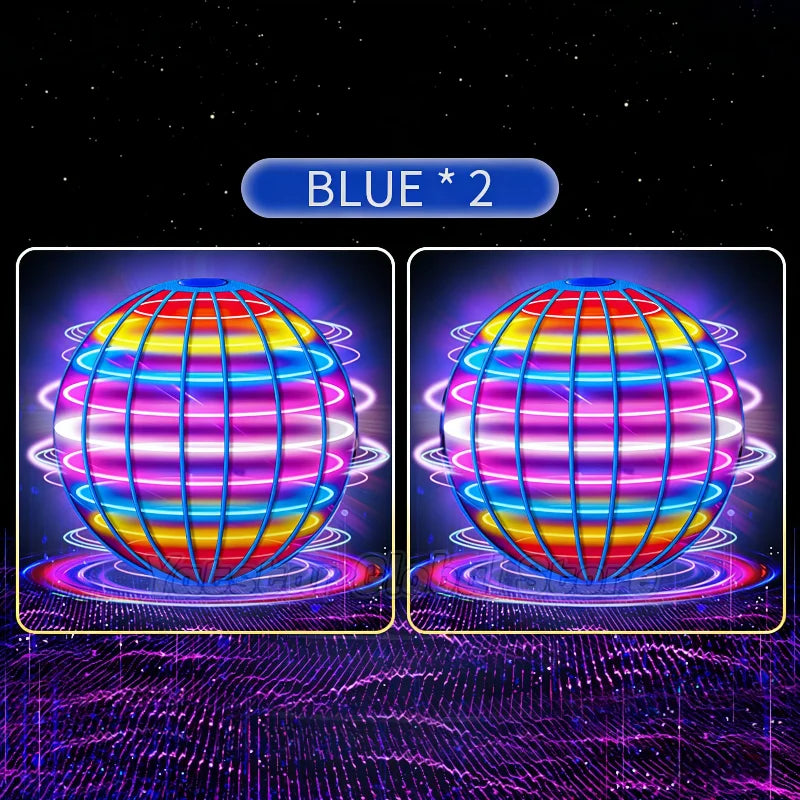 2026 Hover Ball Flying Spinner - Hand Gesture Control, LED Lights Boomerang Toy, Safe Durable Kids Fidget Toys