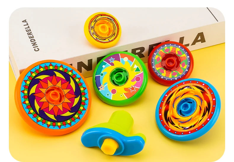 Five-Layer Stacking Spinning Top Toy for Children, Parent-Child Interactive Spinning Top Toy for Boys and Girls