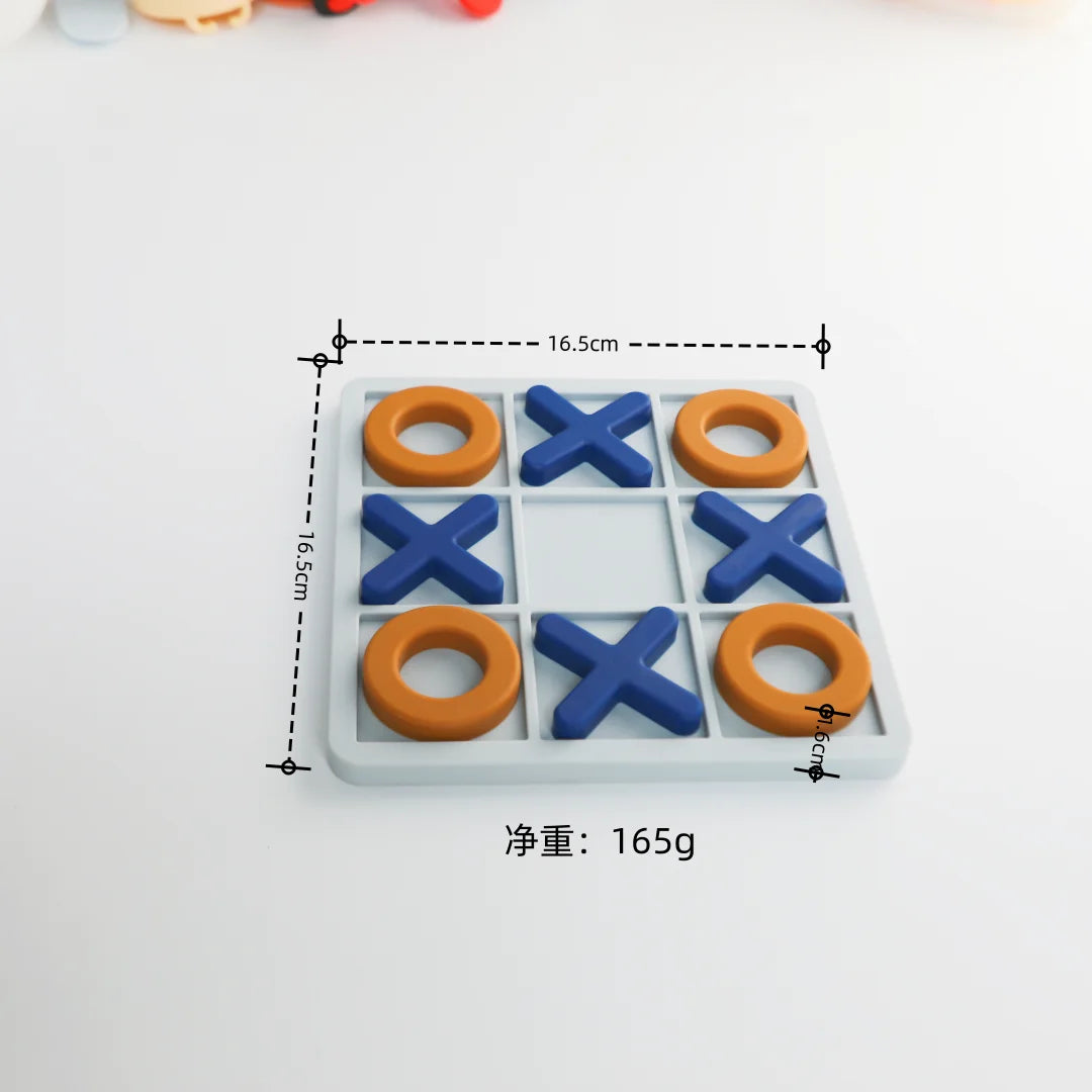 Colorful silicone puzzle toys Tangram Montessori materials children's puzzle toys Building blocks Children's learning toys