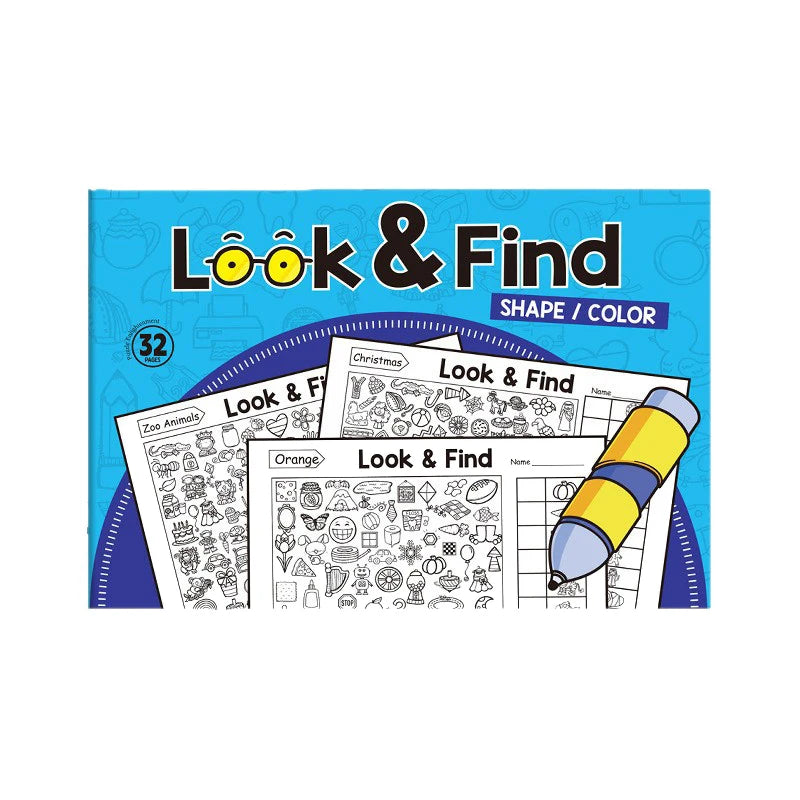 Look & Find Activity Book: Hidden-Object Puzzles