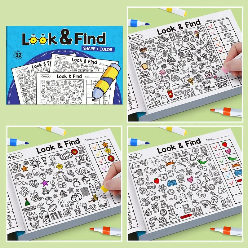 Search & Find Activity Book: Puzzles and Coloring