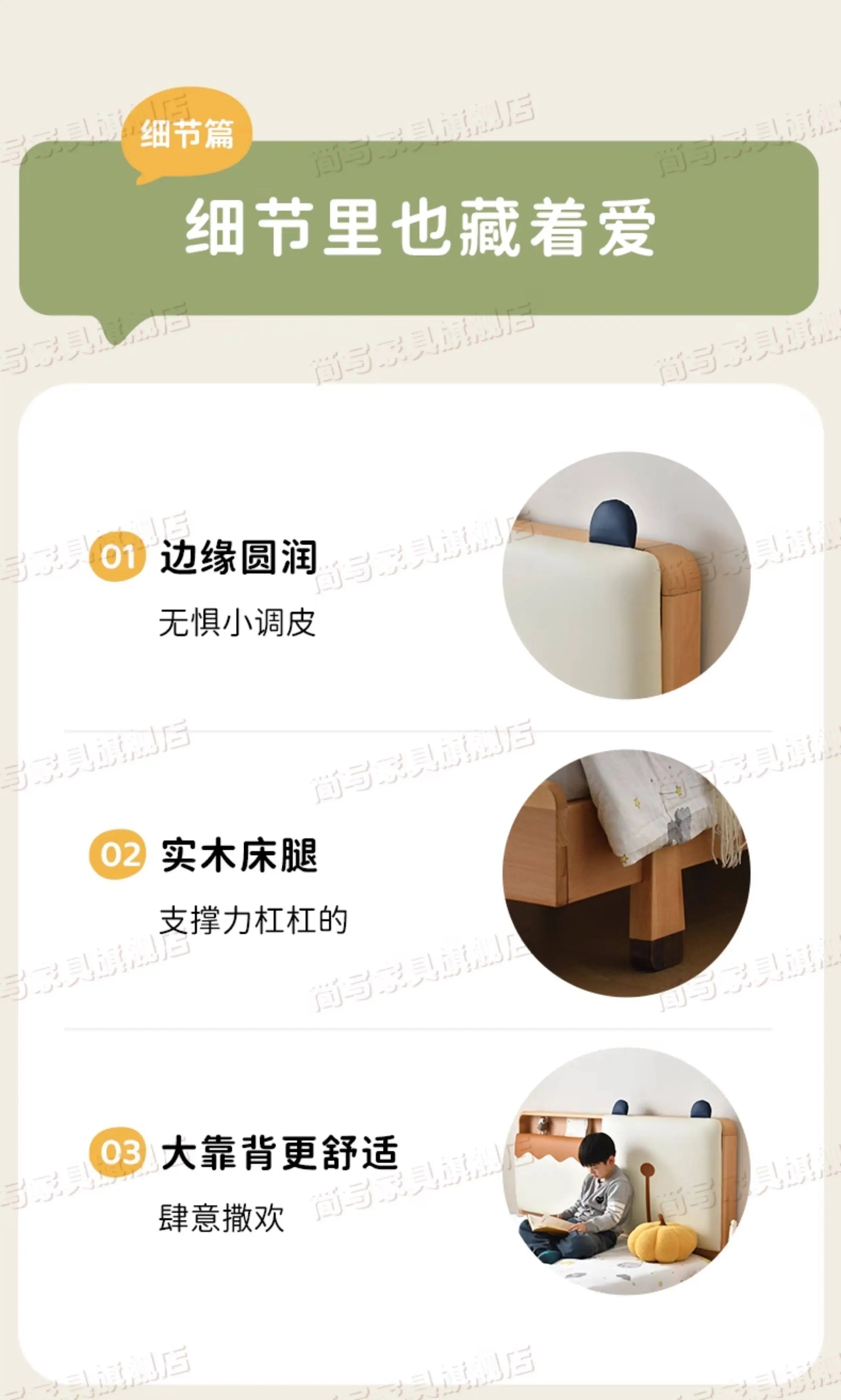 150x200cm Kids Bed 2 People Frame Bedside Table Queen Size Children Bed 2 People Modern Wooden Design Bedroom Furniture Sets