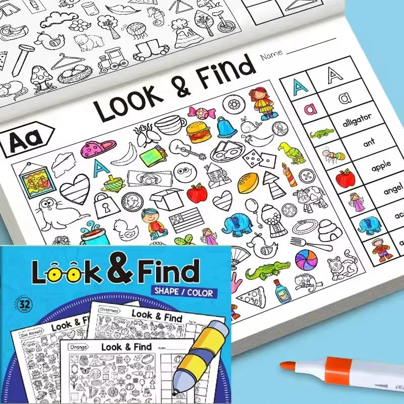 Search & Find Activity Book: Puzzles and Coloring