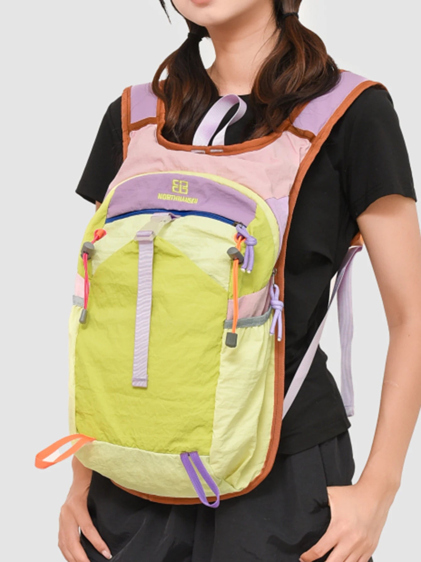 Fashionable Multifunctional Backpack, Contrasting Colors, Suitable for Travel Backpacks, Sports Backpacks, Hiking Backpacks, Etc