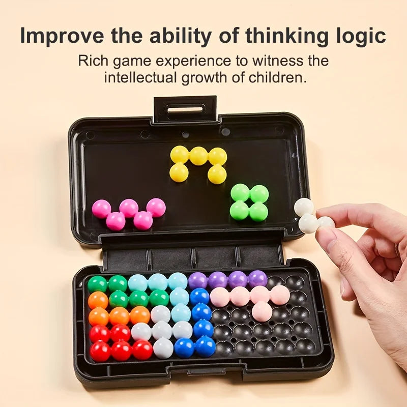 3D Puzzle Board Game - 200 Challenges for Kids, Brain Teaser Gifts for Boys Girls, Educational STEM Learning Toys