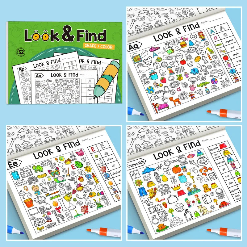 Search & Find Activity Book: Puzzles and Coloring