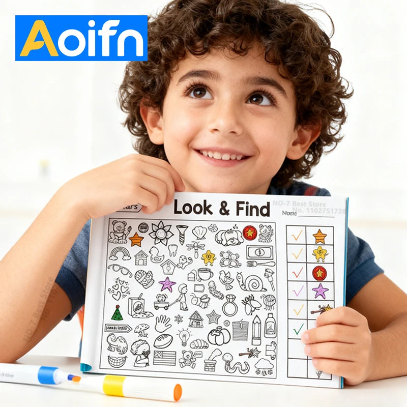 Look & Find Activity Book: Hidden-Object Puzzles
