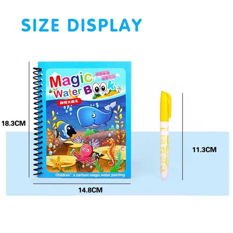Reusable Water-Reveal Activity Book