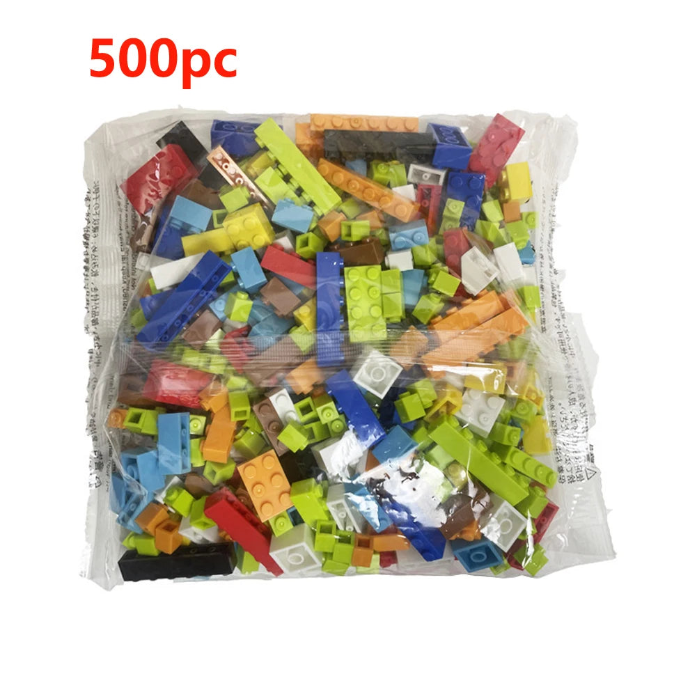 1000 DIY creative building blocks bulk set Urban Classic building blocks Assembled birthday gift children's educational toys