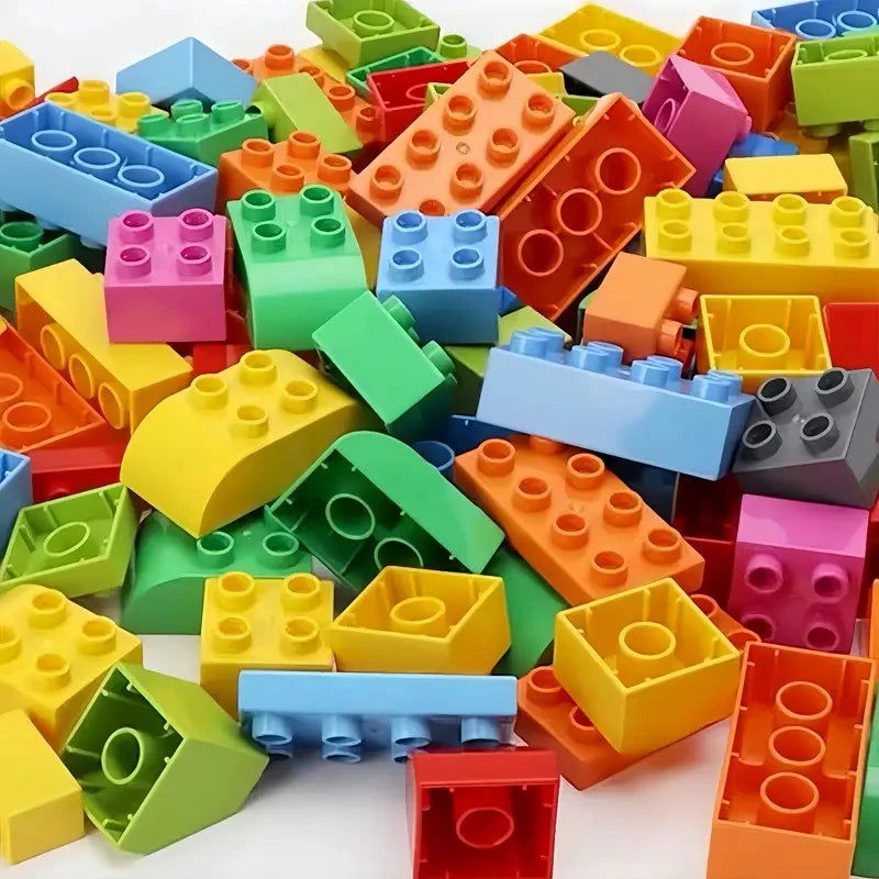 Building blocks large particles classic 100 basic bricks DIY puzzle toys children's toys holiday gifts parent-child interaction