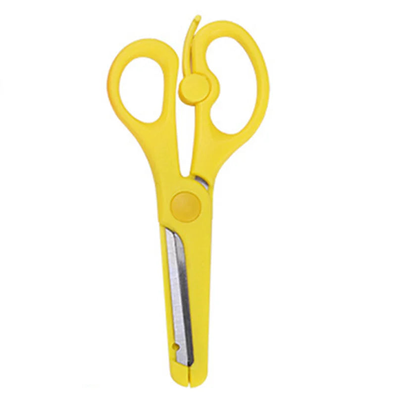 1PCS Mini Scissors Kawaii Stationery Crafts Kids DIY Plastic Scissors Student Child Craft Supplies Cute Kindergarten Supplies