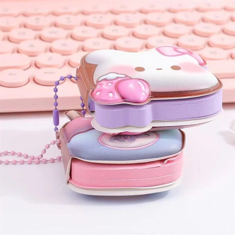 cute things kawaii Stationery back to school supplies gift for kids small Notepad Mini Portable Pendant Notebook Rabbit diary