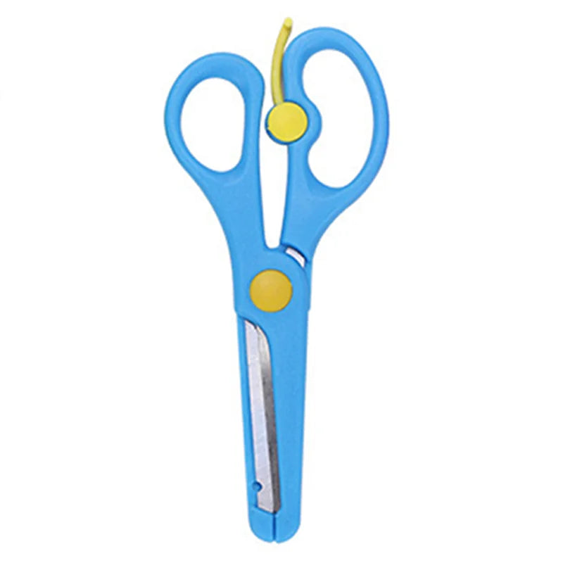 1PCS Mini Scissors Kawaii Stationery Crafts Kids DIY Plastic Scissors Student Child Craft Supplies Cute Kindergarten Supplies