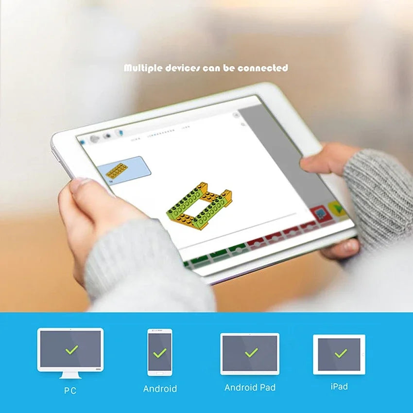 WeDo 2.0 Educational Functions Parts Compatible 45300 Core Set Building Blocks DIY Toys Christmas Gifts Charge Version