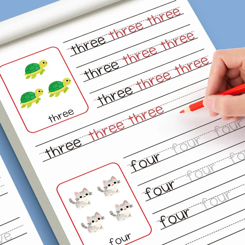 26 Alphabet Tracing Letter Workbook Handwriting Exercise Book for Preschool Children Letter Skills Development Calligraphy