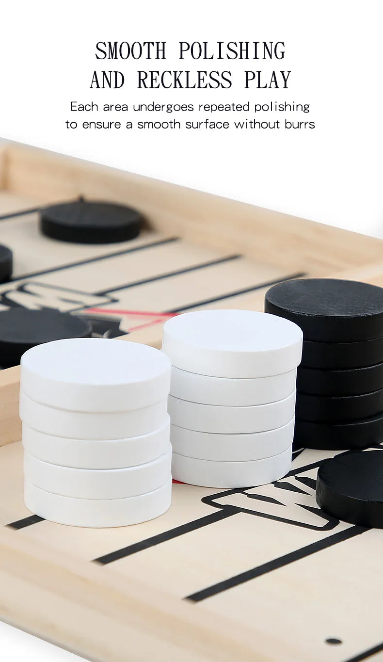 Table Hockey Paced Sling Board Puzzles Game Fast Winner Party Desktop Battle Chess Parent-child Interactive Toys For Children