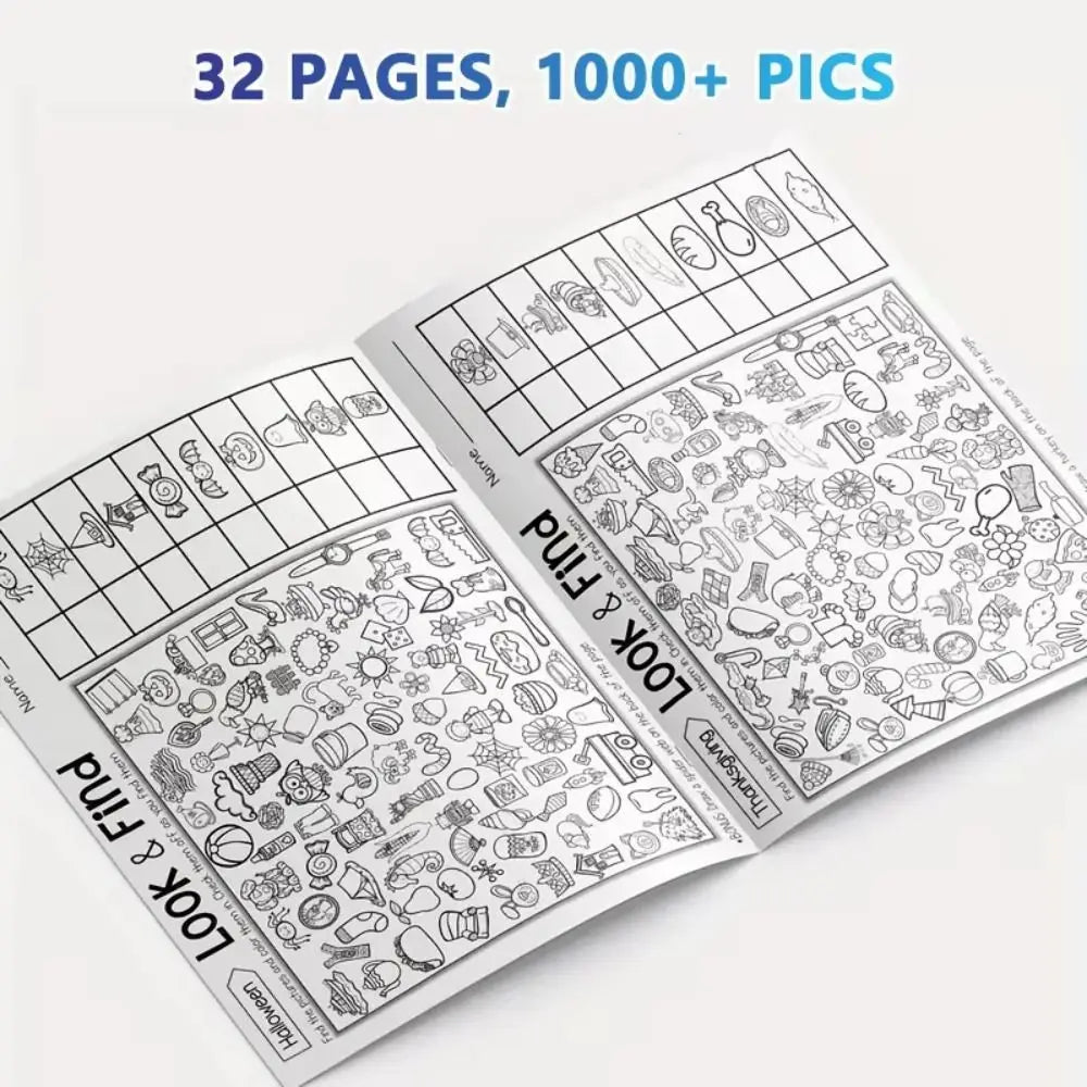 Search & Find Activity Book: Puzzles and Coloring