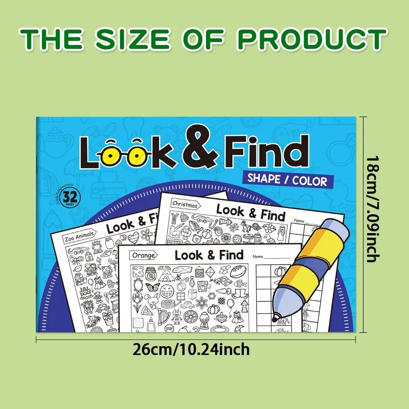 Search & Find Activity Book: Puzzles and Coloring