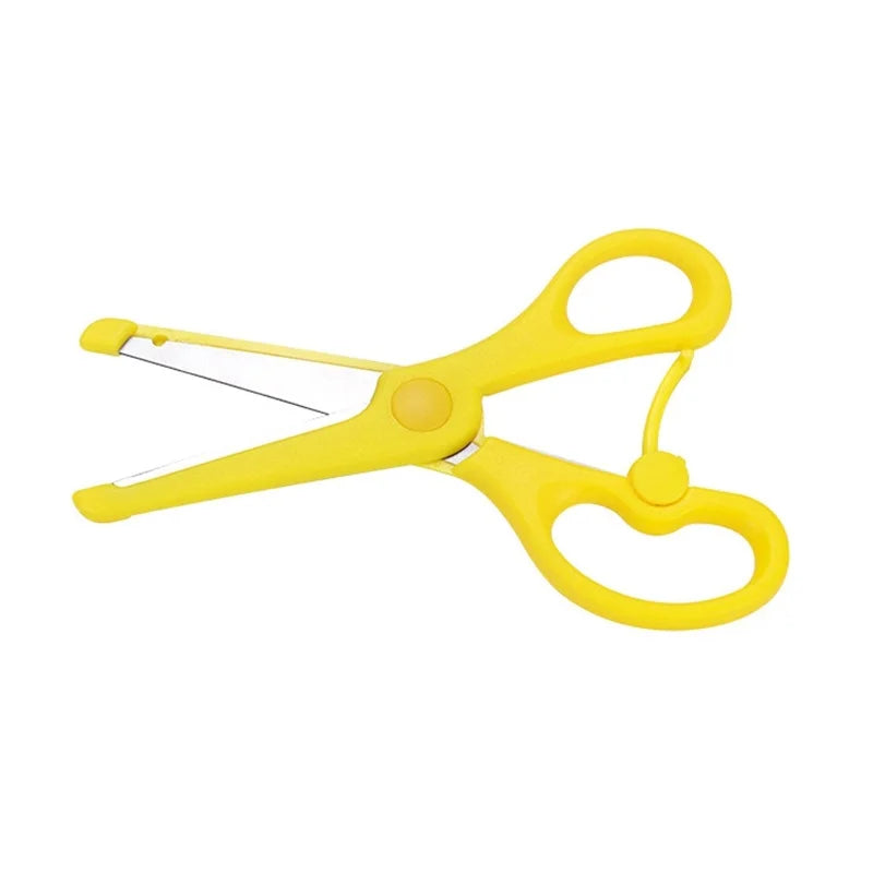 1PCS Mini Scissors Kawaii Stationery Crafts Kids DIY Plastic Scissors Student Child Craft Supplies Cute Kindergarten Supplies