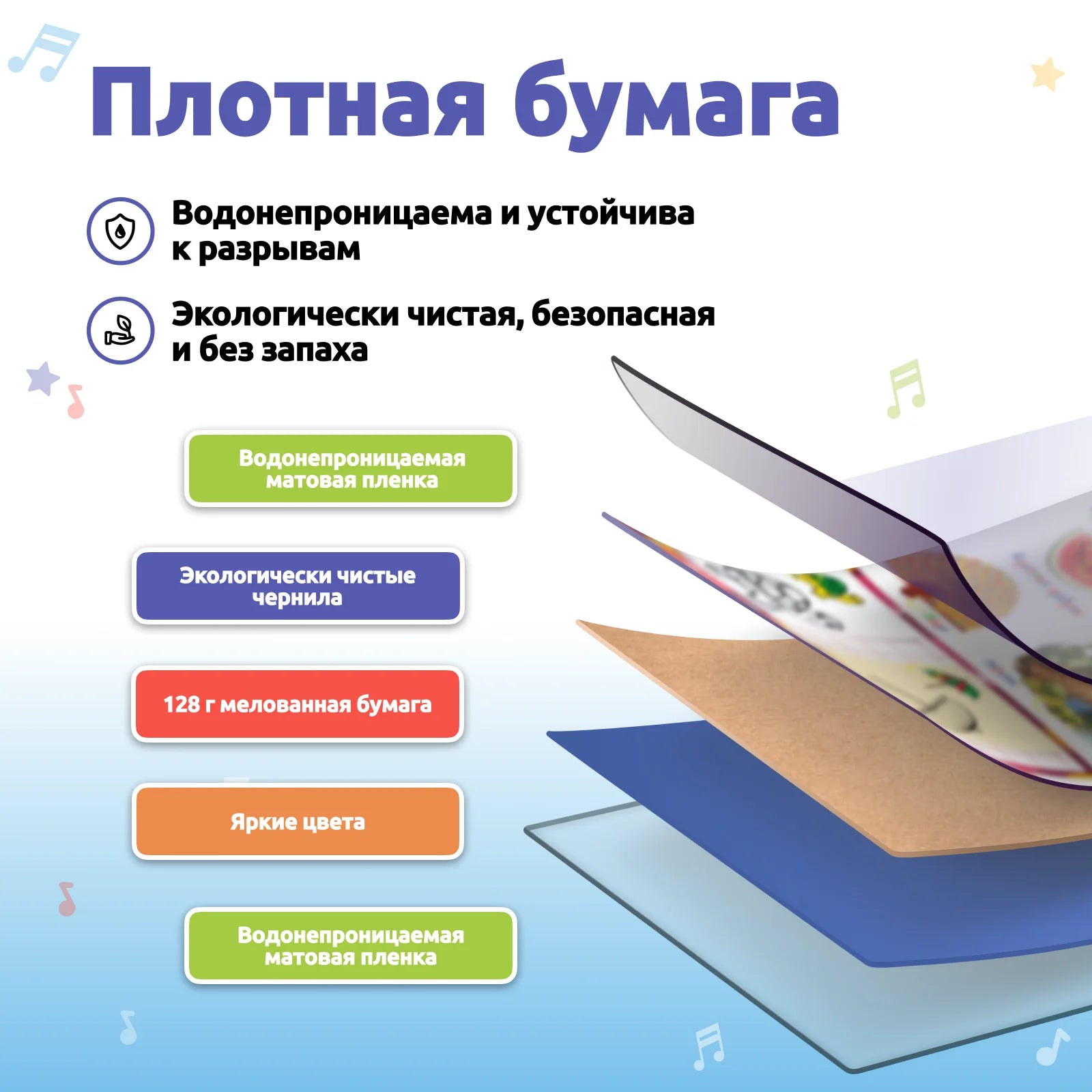 Biidi Russian Talking Book Educational Activity Toys Shape and Color Teaching Baby Kids Cognition Books Montessori Game With Pen