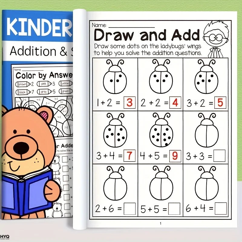 Interactive Math Workbook: Addition & Subtraction Activities