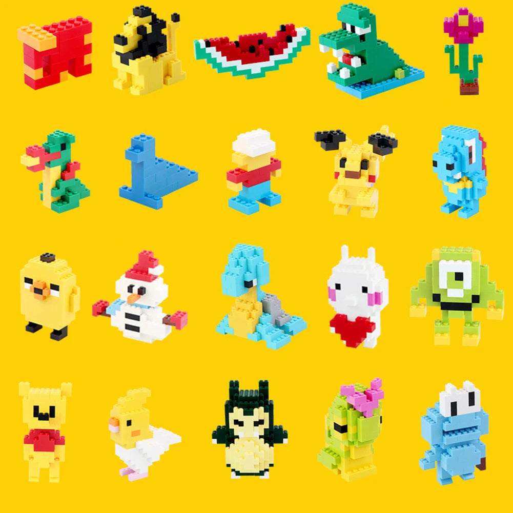 1000 DIY creative building blocks bulk set Urban Classic building blocks Assembled birthday gift children's educational toys