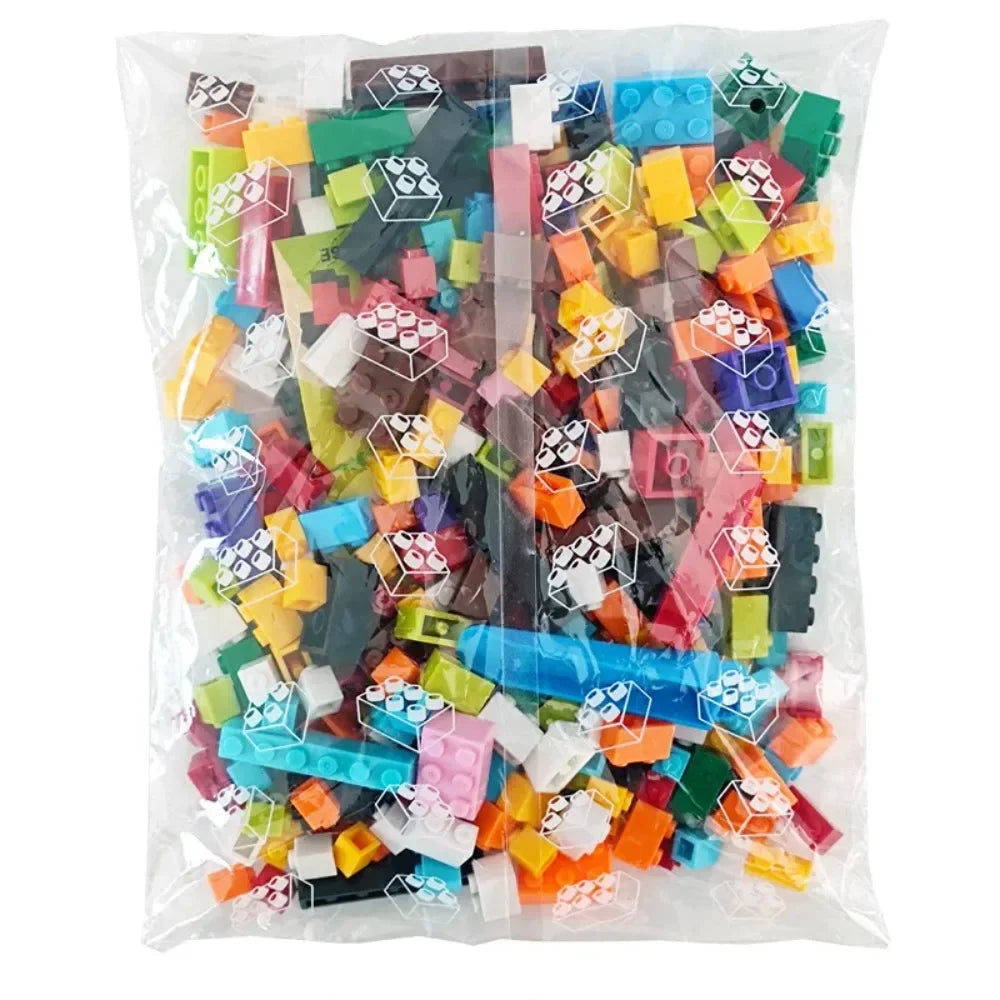 120/240PCS DIY Building Blocks Bulk Set City Classic Bricks Colorful Assembly Creative Toy Educational Interactive Toy for Kids