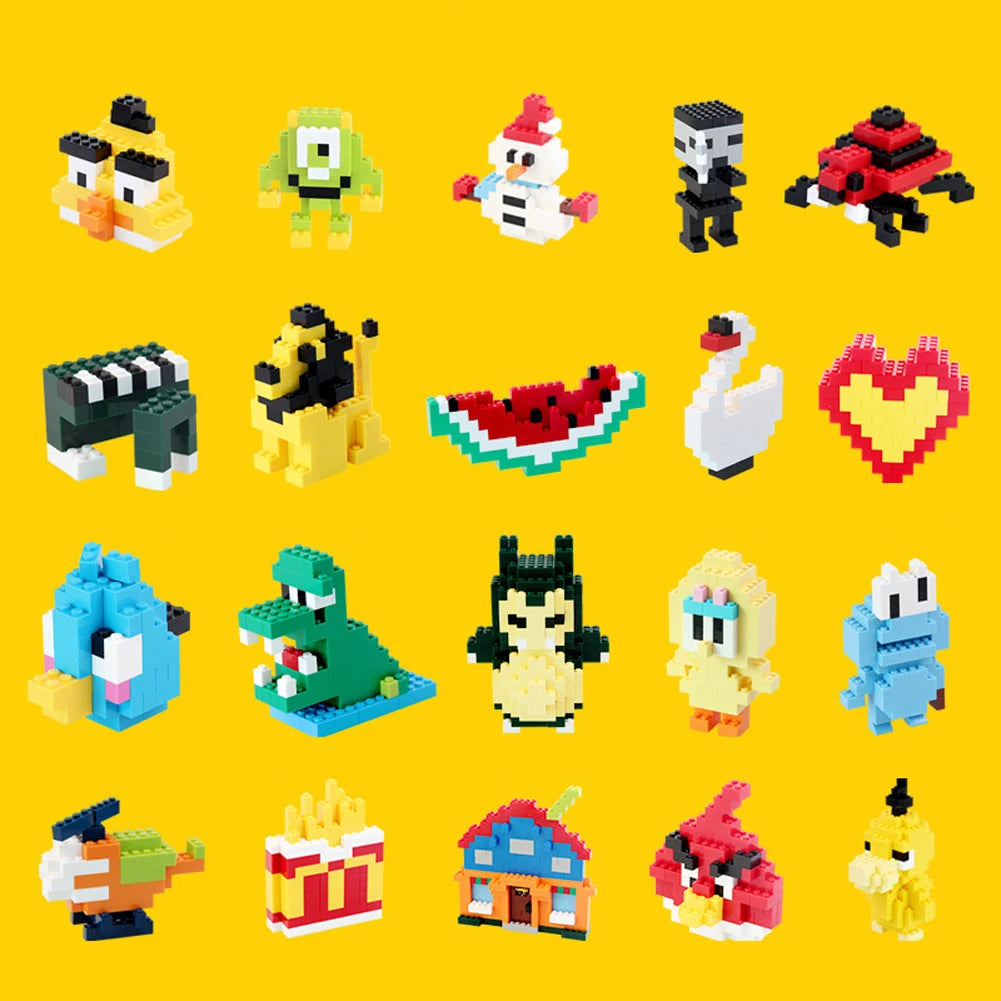 1000 DIY creative building blocks bulk set Urban Classic building blocks Assembled birthday gift children's educational toys